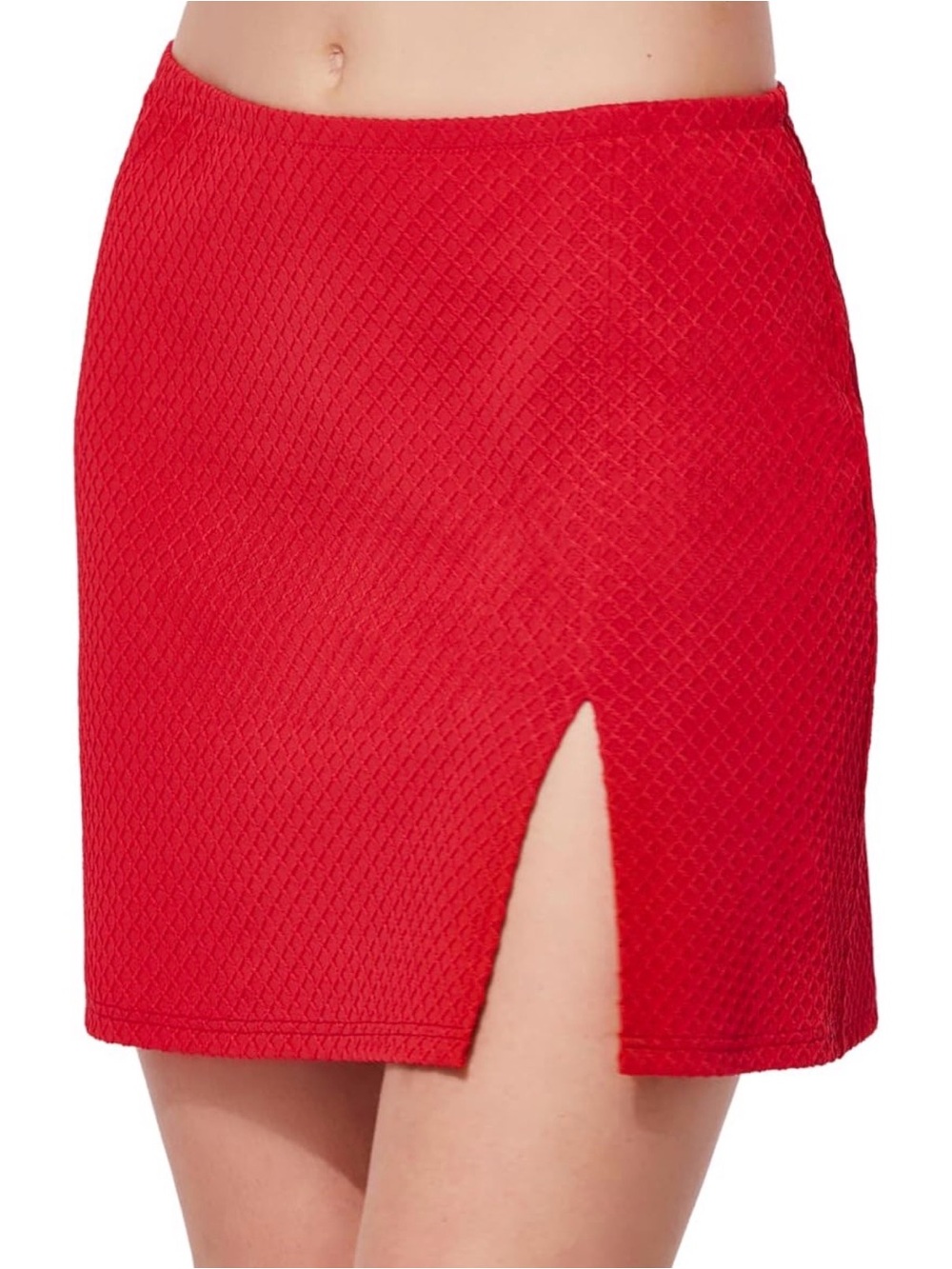 Gottex Red Textured Swim Skirt Cover Up NWT